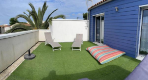 Idéal famille, maison neuve climatisée à 7 mn à pieds plage Minimes